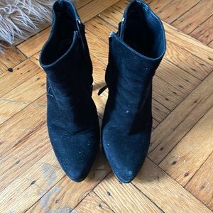 Prada Suede Boots - Size 6 - Black